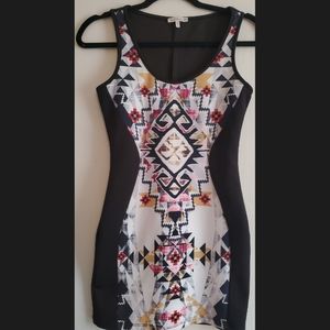 Tribal Body Con Dress